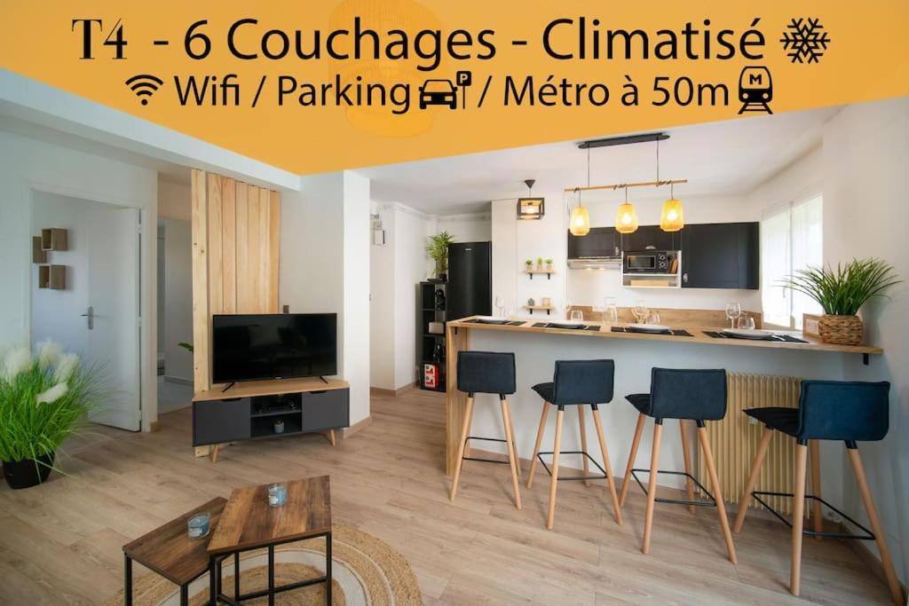 Fully Equipped Apartment With Parking 6 Beds Marsella Exterior foto
